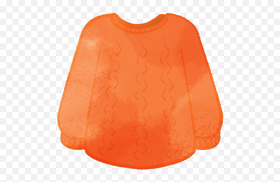 Orange And Purple Sweater - Cute2u A Free Cute Illustration Emoji,Sweater Png