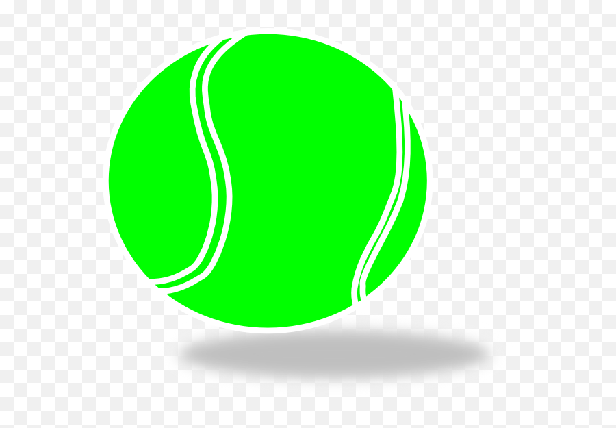 Tennis Ball Clip Art At Clker - Cartoon Animated Tennis Ball Emoji,Tennis Ball Clipart