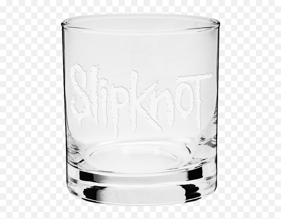 Etched Logo Whiskey Glass - Solid Emoji,Slipknot Logo