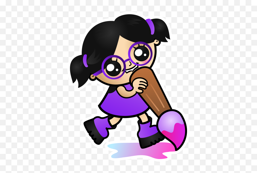 Twitch Emote Artist - 1 Ugly Little Girl Girly Emoji,Twitch Emotes Png