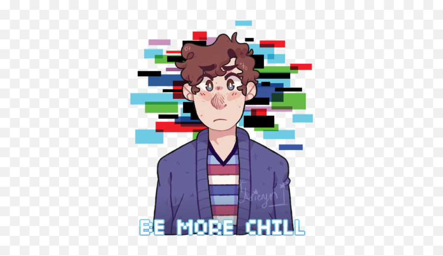 Chill Musical - More Chill Book Jeremy Heere Emoji,Be More Chill Logo