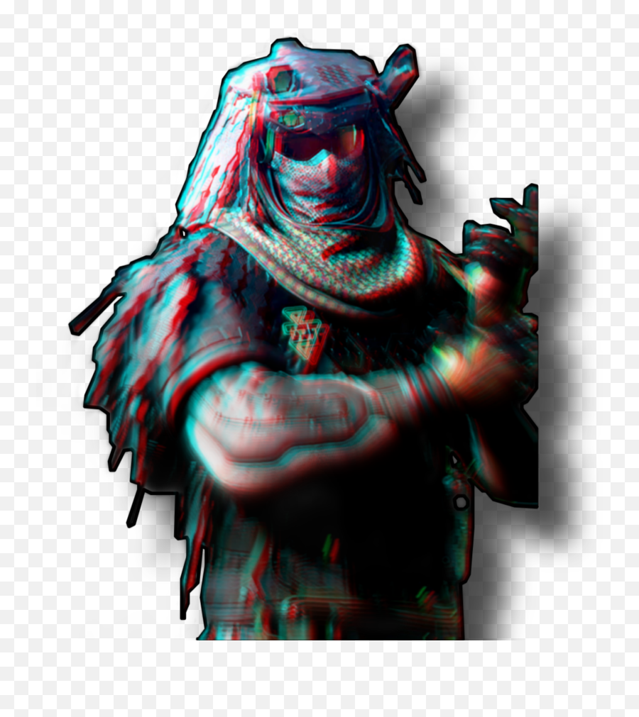 Phantom With Glitch Effect - Cod Mobile Codm Png Character Emoji,Glitch Effect Png
