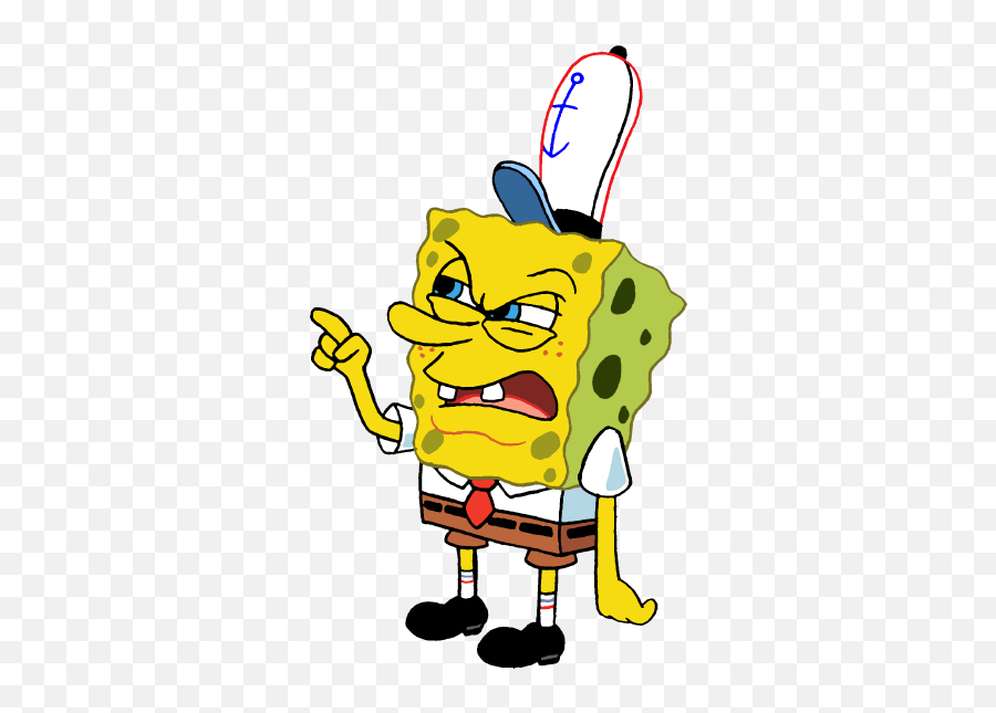 Scared Spongebob Png - Spongebob Png Emoji,Spongebob Png