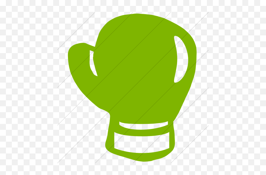 Simple Green Classica Boxing Glove Icon Emoji,Boxing Glove Clipart