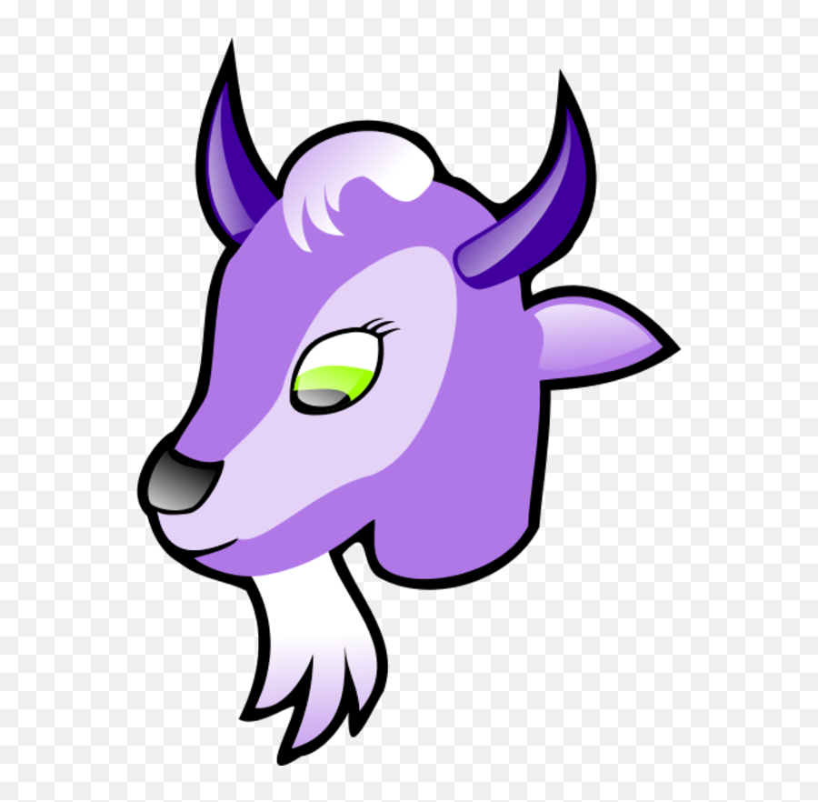 Goat Clip Art - Clipartsco Goat Head Clipart Png Emoji,Goat Clipart