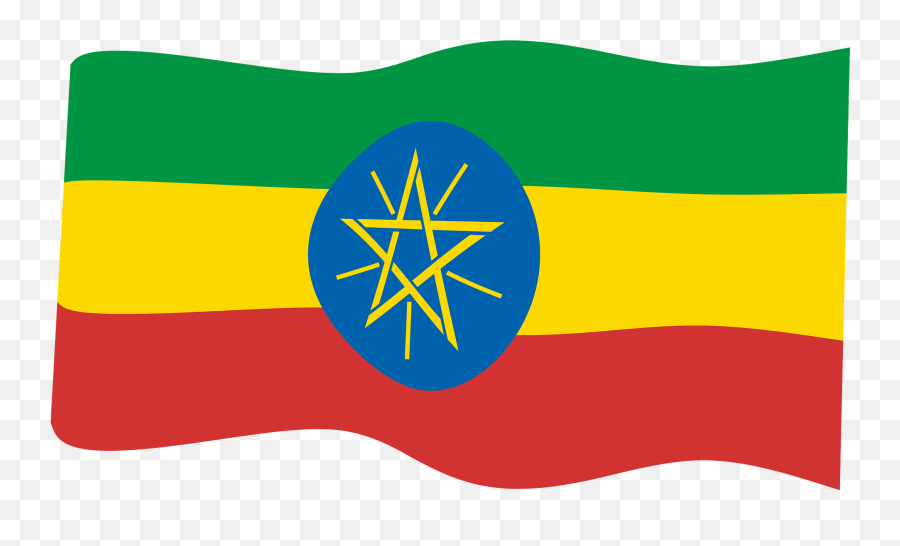 Ethiopia Wavy Flag Clipart Free Download Transparent Png - Ethiopia Emoji,Mexican Flag Clipart