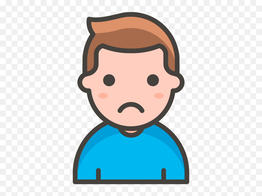Man Frowning Emoji - Singer Icon,Frown Png