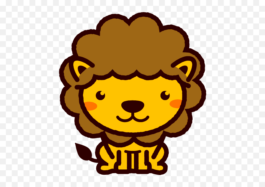 Lion Yellow Flower Snout Clipart - Lion Clipart Animals Clip Art Clip Art Emoji,Yellow Flower Transparent