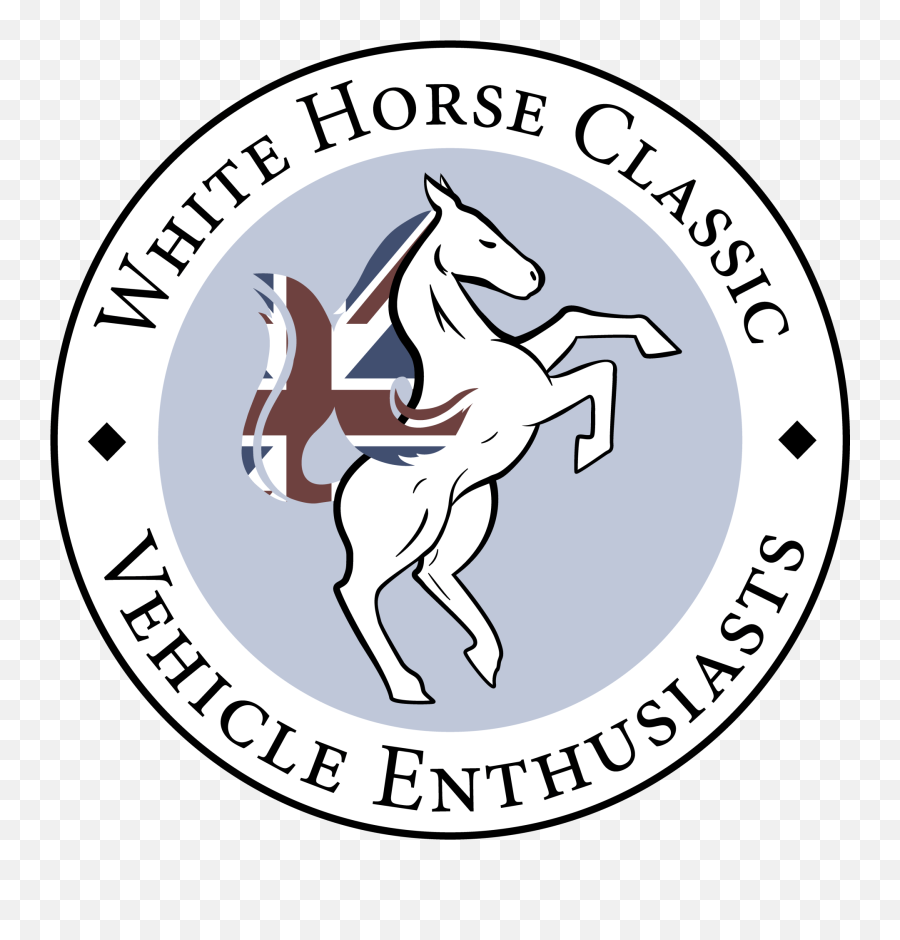 White Horse Classic Vehicle Enthusiasts Club - Language Emoji,Car With Horse Logo