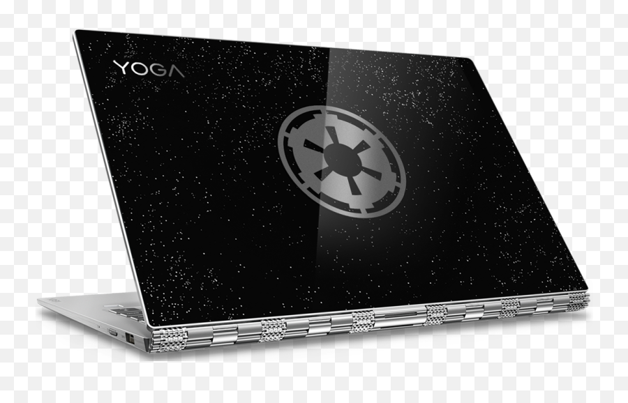 Lenovo Yoga 920 Is The Laptop For Star Wars Fans - Lenovo Yoga Galactic Empire Emoji,Star Wars Rebel Logo
