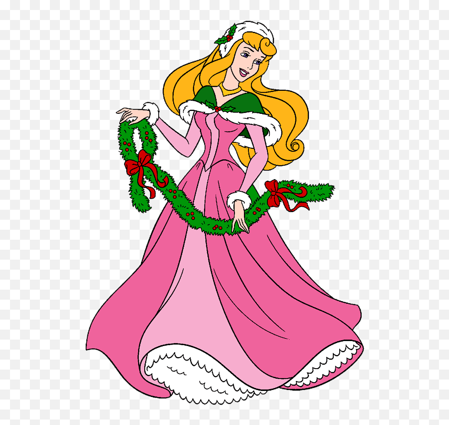 Library Of Disney Christmas Royalty Free Png Files - Disney Princess Christmas Clipart Emoji,Christmas Clipart