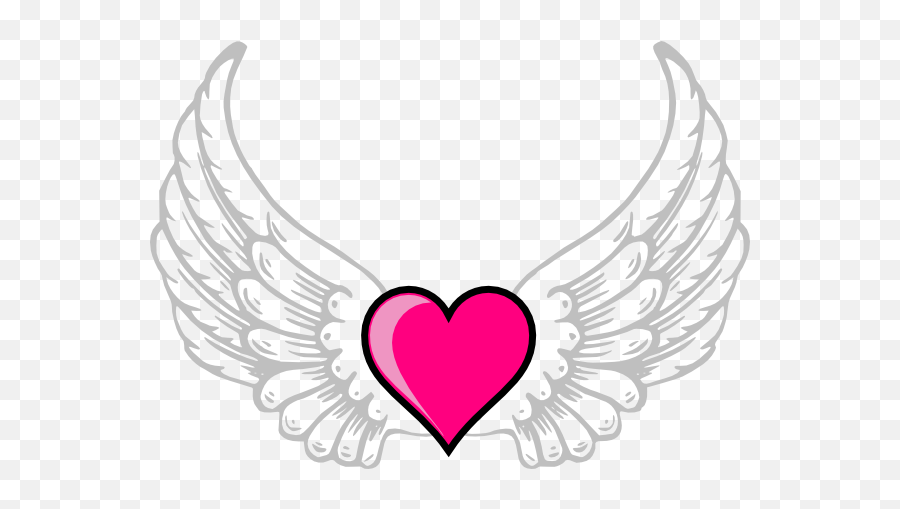 Heart With Wings Clipart Free Download Clip Art Free Emoji,Hearts Clipart Free