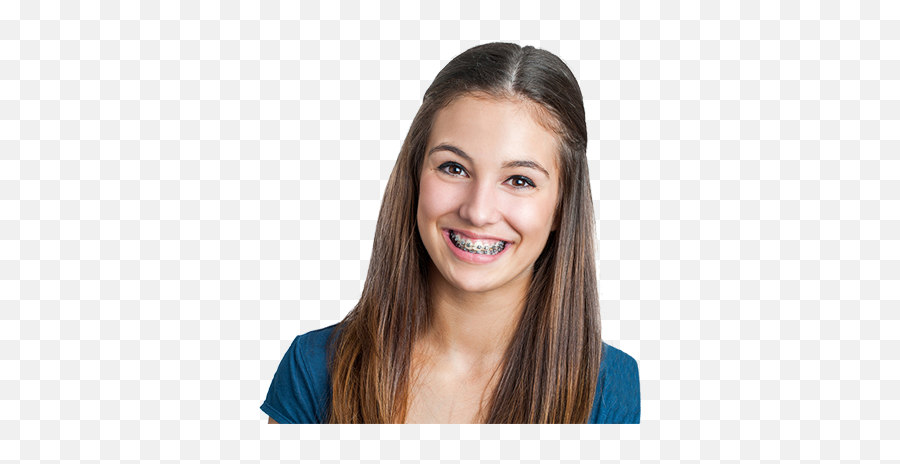 Smiling - Teengirlbracessmall J Cox Orthodontics J Emoji,Girl Face Png