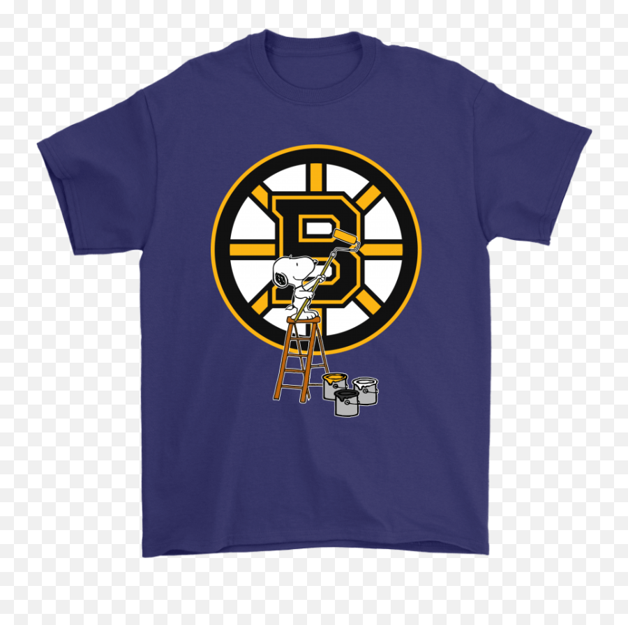 Snoopy Paints The Boston Bruins Logo Nhl Ice Hockey Shirts Emoji,Boston Sports Logo