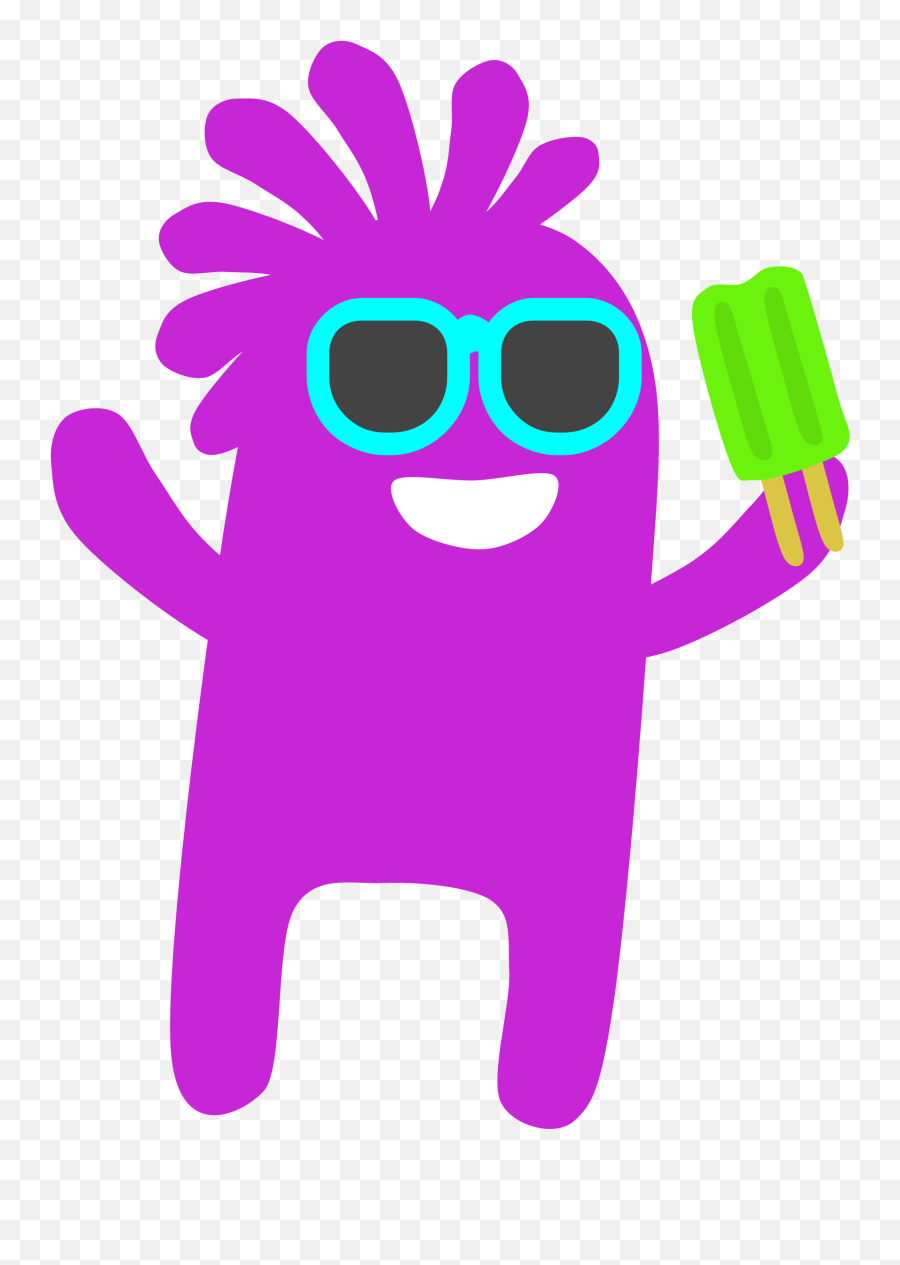 Download Hd Popsicle Clip Art Summer Clipart Set Includes - Popsicle Monster Emoji,Summer Clipart