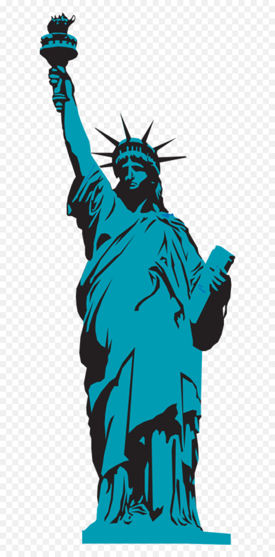 Statue Of Liberty Clip Art Drawing Free - Illustration Statue Of Liberty Graphic Emoji,Statue Of Liberty Clipart