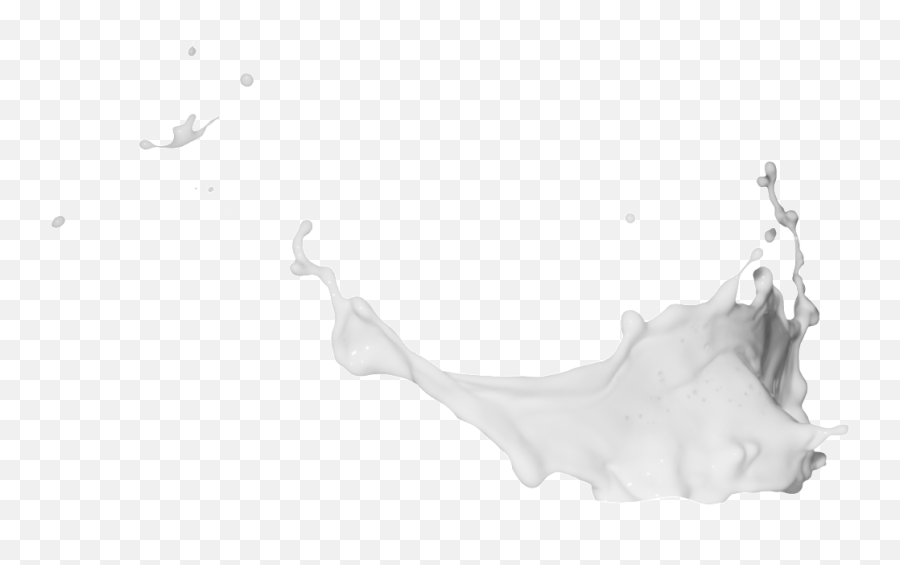 Download Splashed Milk Png Element - Transparent Milk Effect Png Emoji,Milk Png