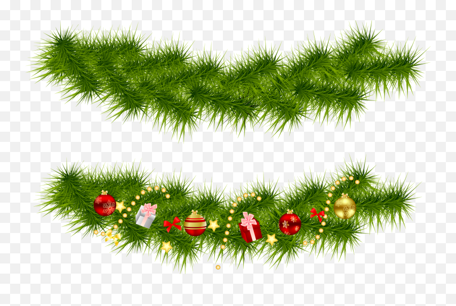 Christmas Garland Png - Transparent Background Christmas Garland Clipart Free Emoji,Christmas Garland Clipart
