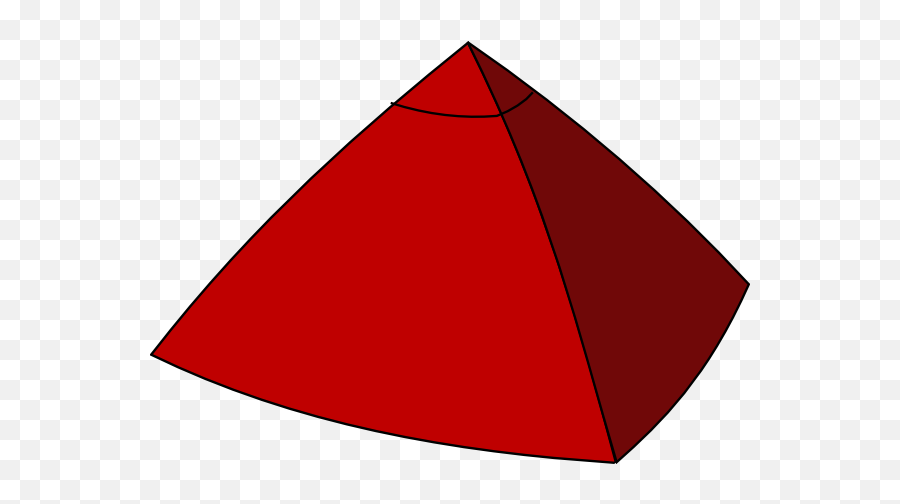 Pyramid Red Clip Art At Clker - Red Pyramid Clipart Emoji,Pyramid Clipart