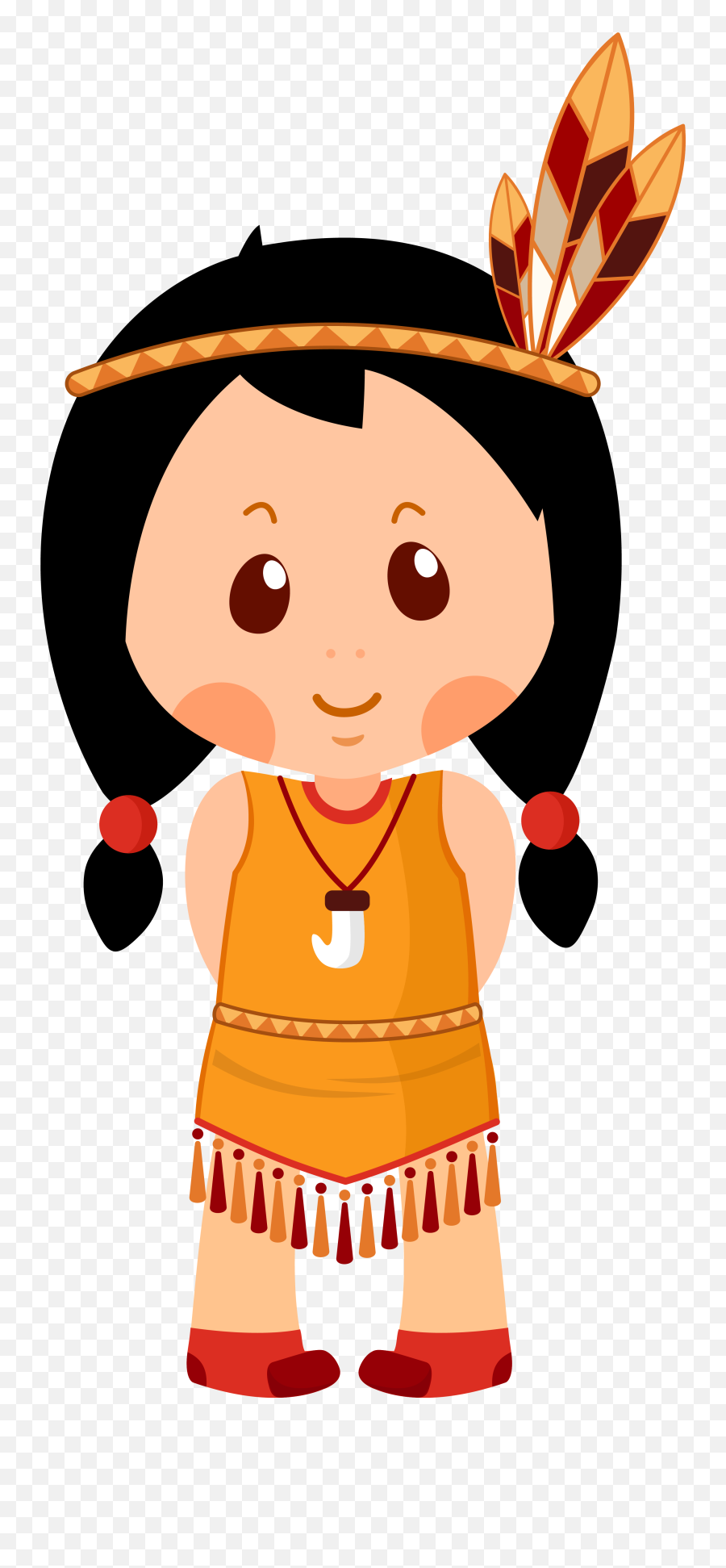 Cartoon Native American Drawing - Native American Cartoon Png Emoji,Native American Clipart