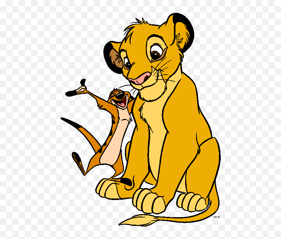 Lion King Clip Art N3 Free Image - Simba And Timon Clipart Emoji,Lion King Clipart