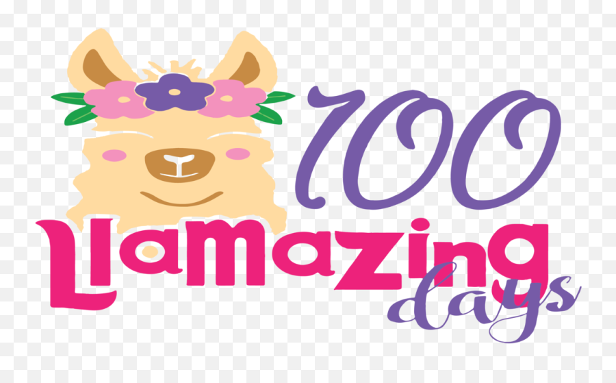 100 Days Llamazing - Language Emoji,100th Day Of School Clipart