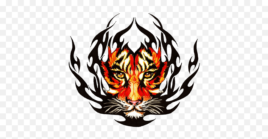 Free Tiger Tattoos Png Transparent Image - Getintopik Tiger Temporary Tattoo Emoji,Transparent Tattoos
