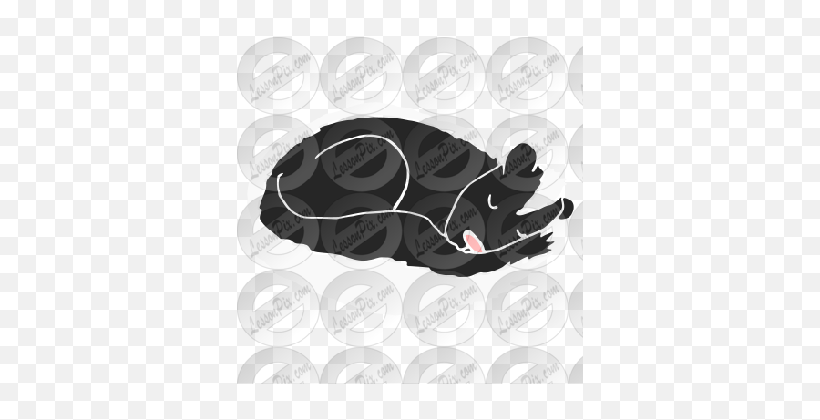 Hibernating Skunk Stencil For Classroom Therapy Use - Serpent Emoji,Skunks Clipart