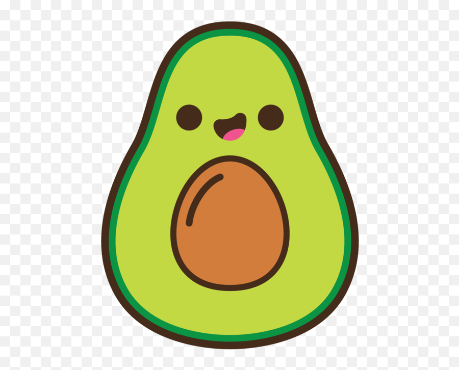 Avocado Son Clipart - Happy Emoji,Avocado Clipart
