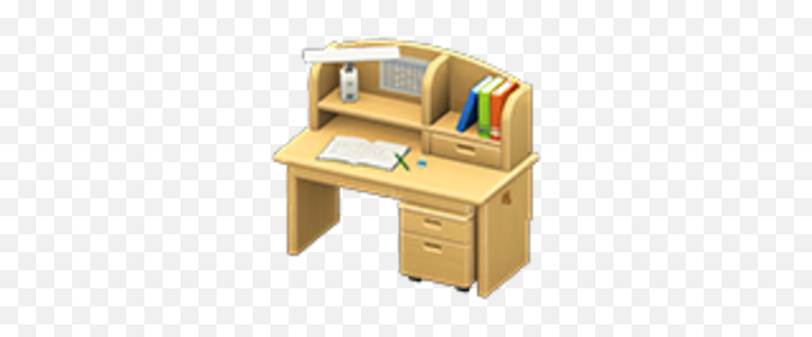 Study Desk - Study Desk Acnh Emoji,Desk Png