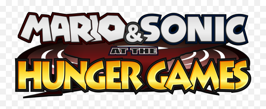 Download Hd Mario And Sonic At The Hunger Games By - Sonic 3 Emoji,Hunger Games Logo
