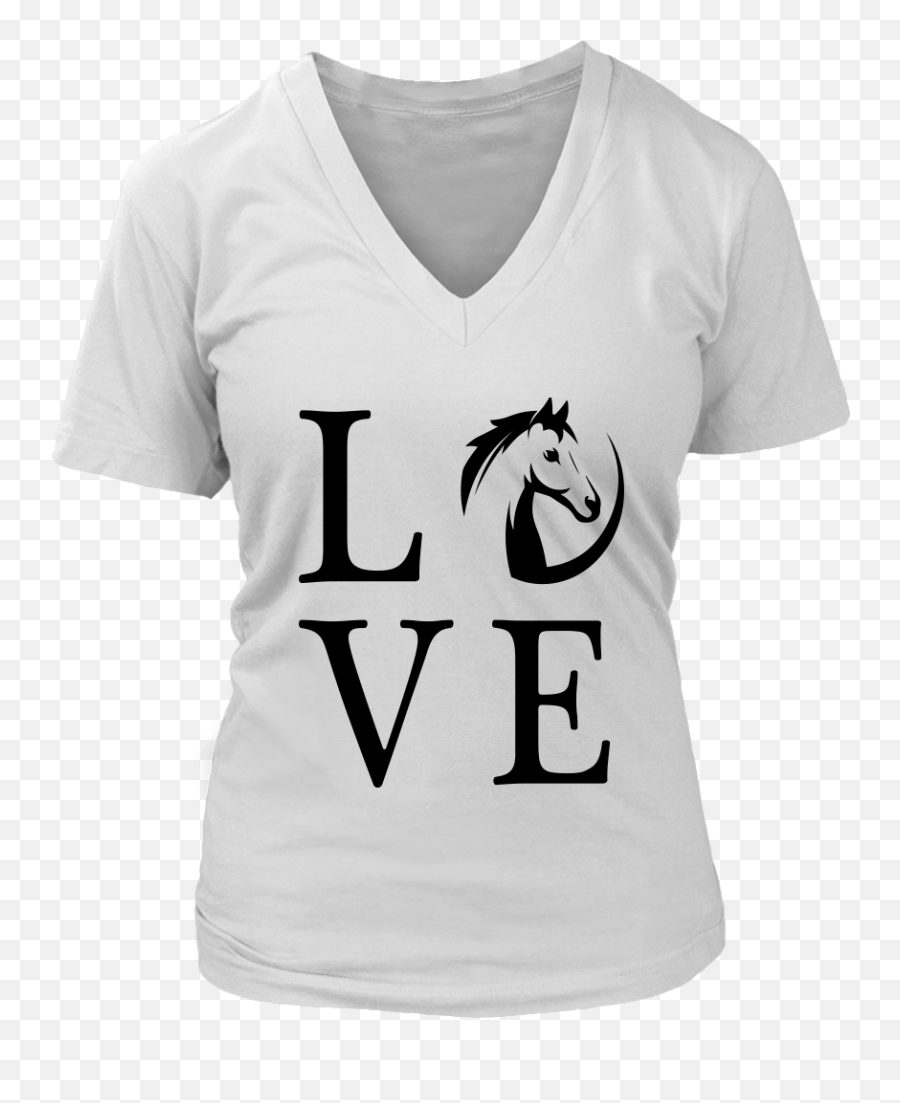 Horse Love T - Shirt In White Emoji,T Shirt Logo Idea