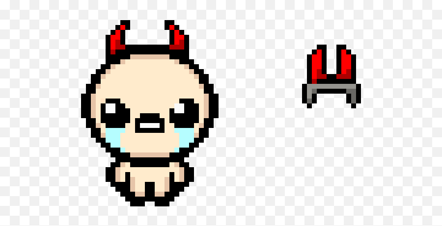 Rebirth Item - Binding Of Isaac Rebirth Personnage Emoji,Devil Horns Png