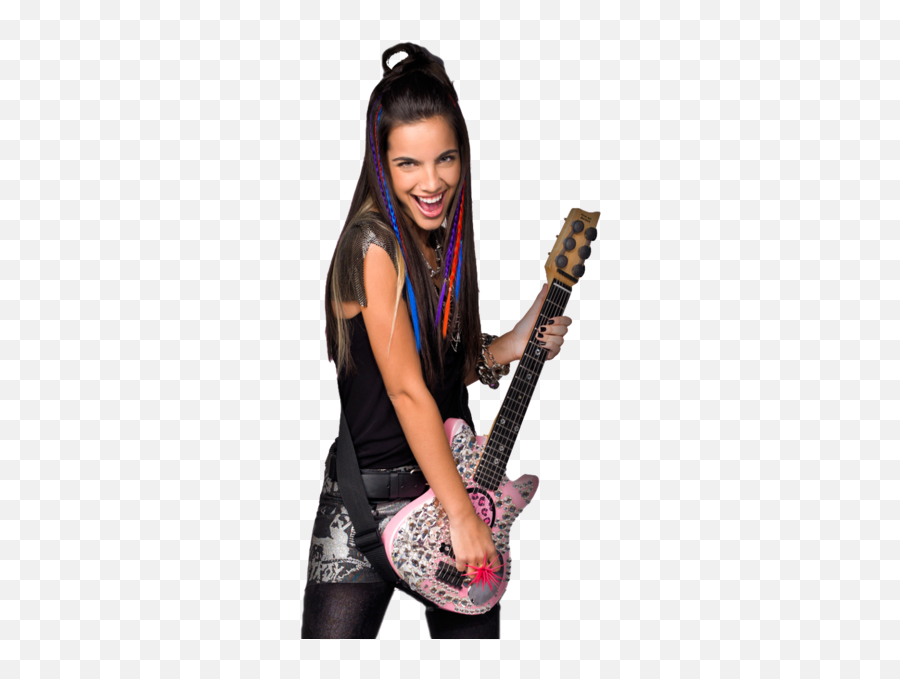 Woman With Pink Guitar Png Official Psds Emoji,Bass Guitar Png