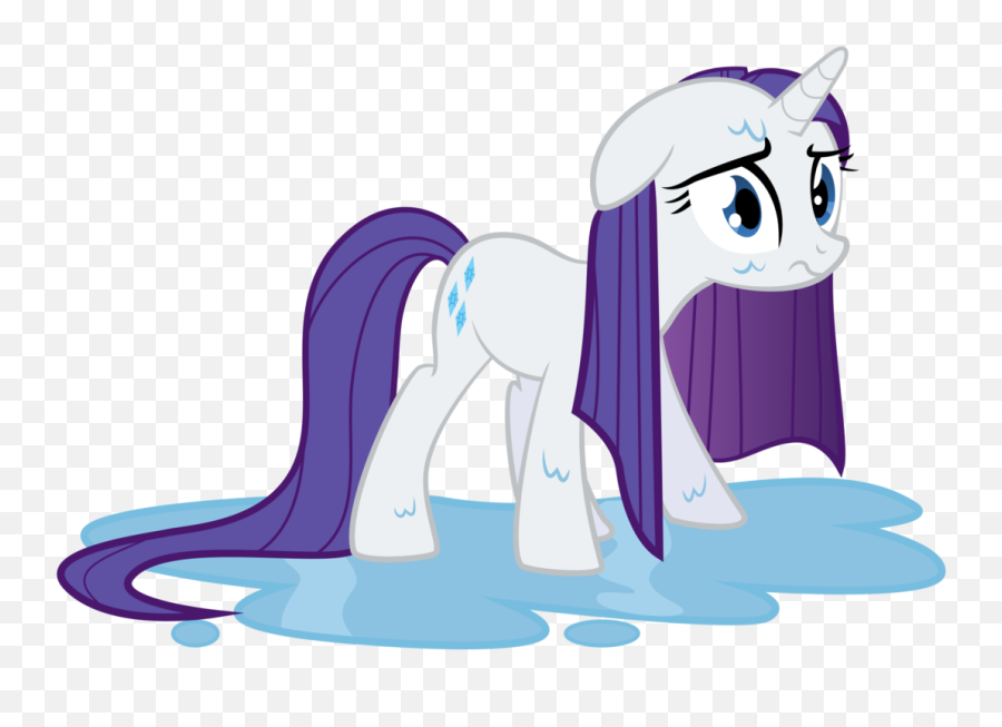 Wet Cold And Sad By Spellboundcanvas - My Little Pony Emoji,Wet Clipart