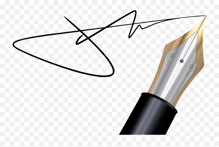 Signature Pen - Pen And Signature Png Emoji,Pen Png