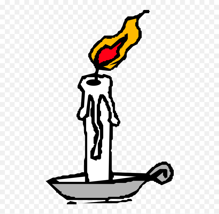 Free Clip Art Bulb - Burning Candle Clip Art Emoji,Llama Clipart Black And White
