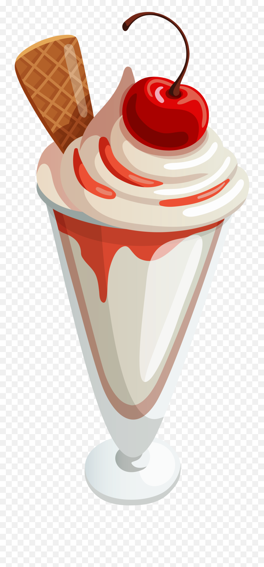 Sundae Clipart Ice Cream Sunday - Clipart Ice Cream Cartoon Png Emoji,Ice Cream Sundae Clipart