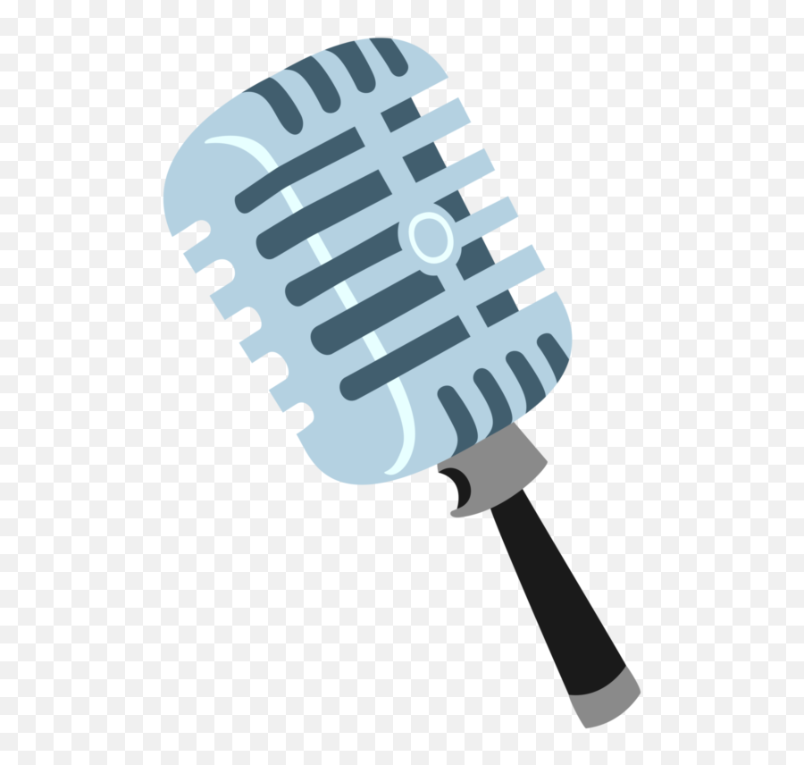 Microphone Clipart Blue Microphone - Microphone Cutie Mark Emoji,Microphone Clipart