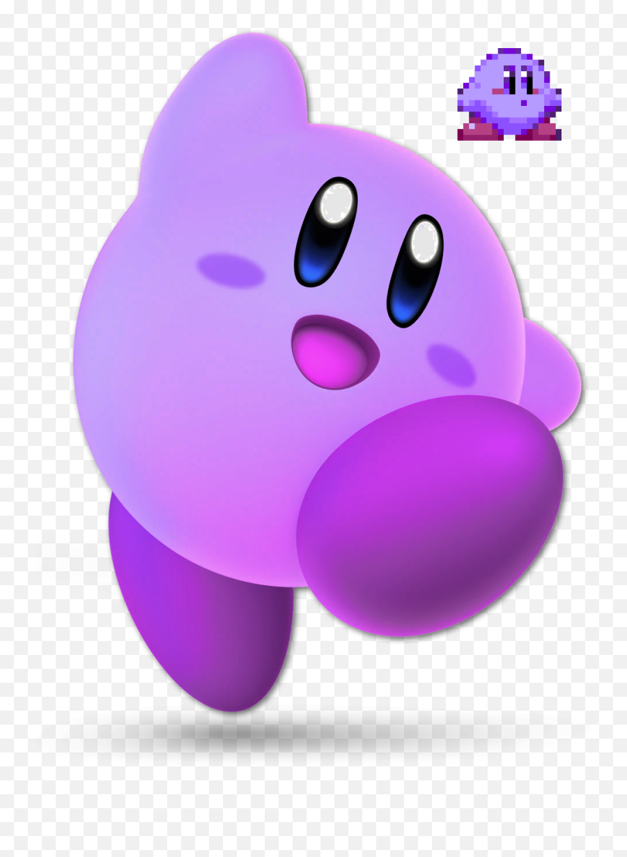 A Purple Kirby Alt That I Made Smashbrosultimate - Super Smash Bros Ultimate Everyone Is Dead Kirby Emoji,Kirby Transparent