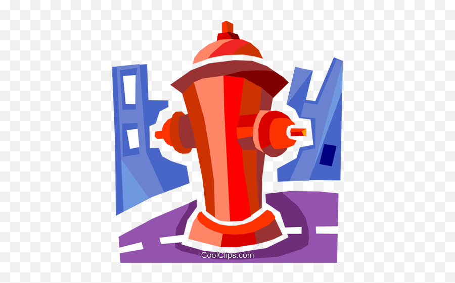 Fire Hydrants Royalty Free Vector Clip Art Illustration - Vertical Emoji,Fire Hydrant Clipart