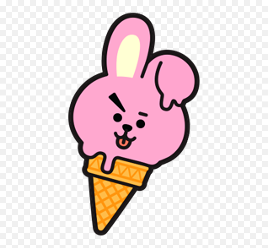 Please Dont Steal - Cooky Bt21 Ice Cream Emoji,Bt21 Png