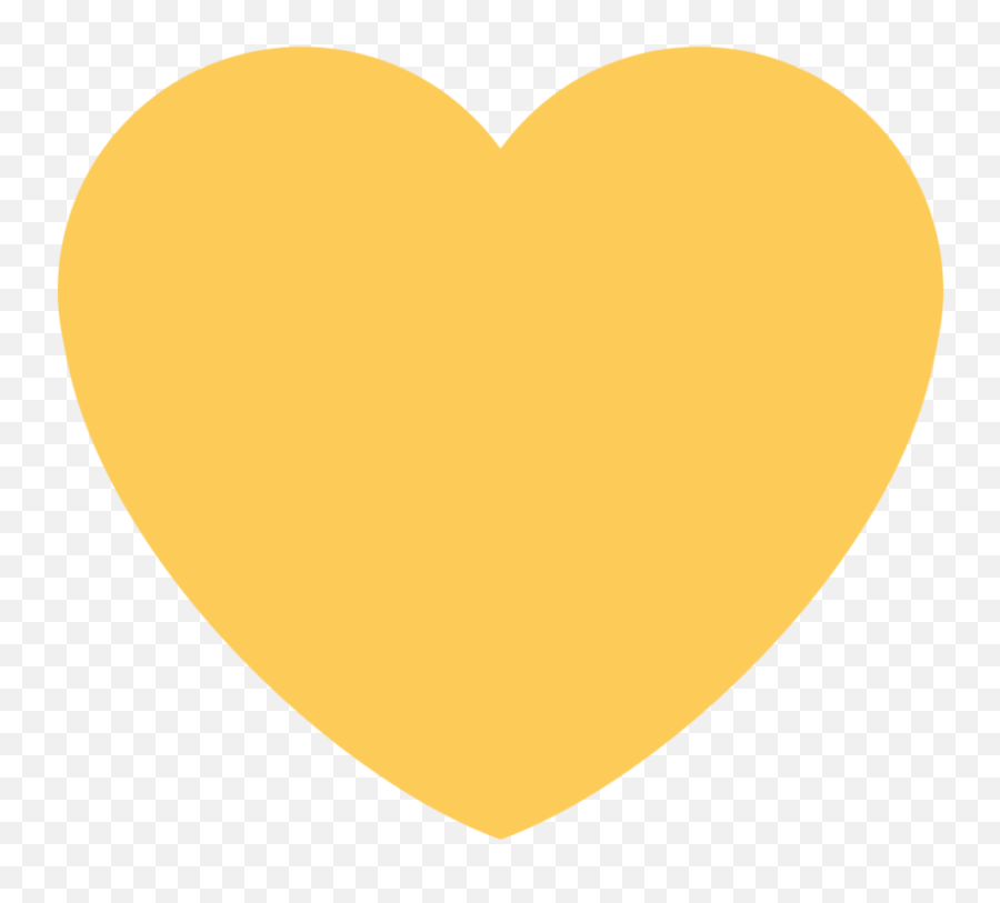 Twitter Heart Png Twitter Heart Png Transparent Free For - Yellow Heart Emoji Discord,Heart Emoji Png