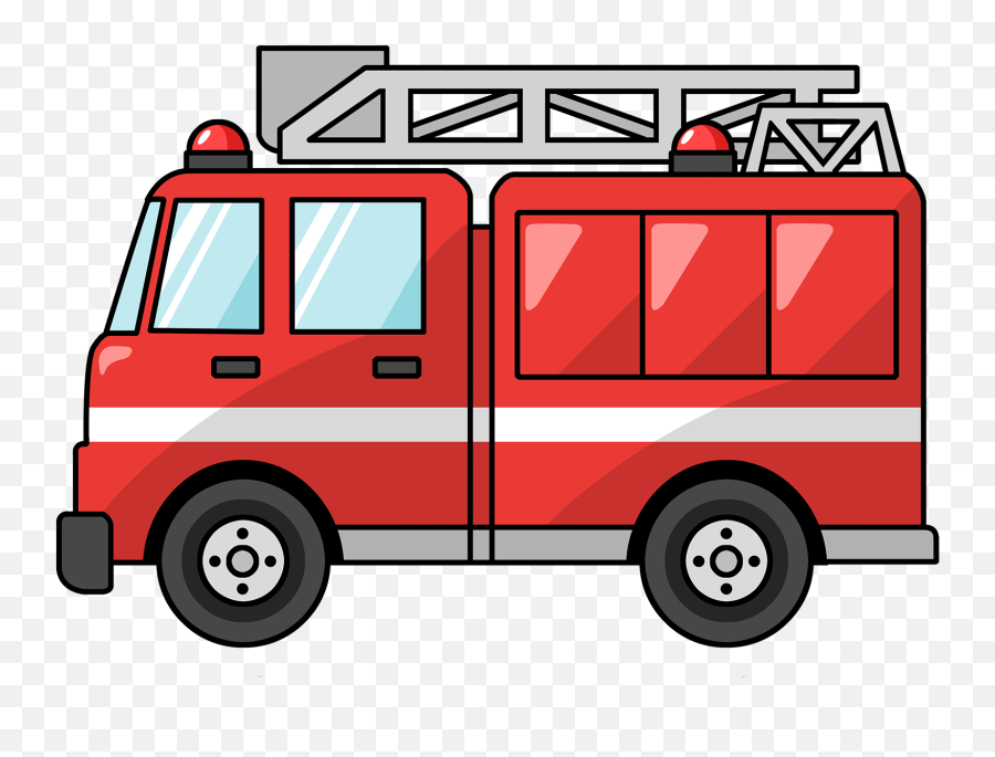 Free Fire Truck Clip Art Pictures - Clipartix Fire Truck Clipart Emoji,Transportation Cliparts