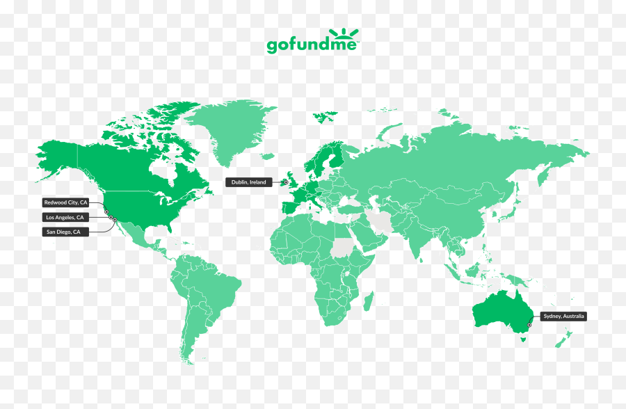 About Gofundme - World Map Emoji,Go Fund Me Logo