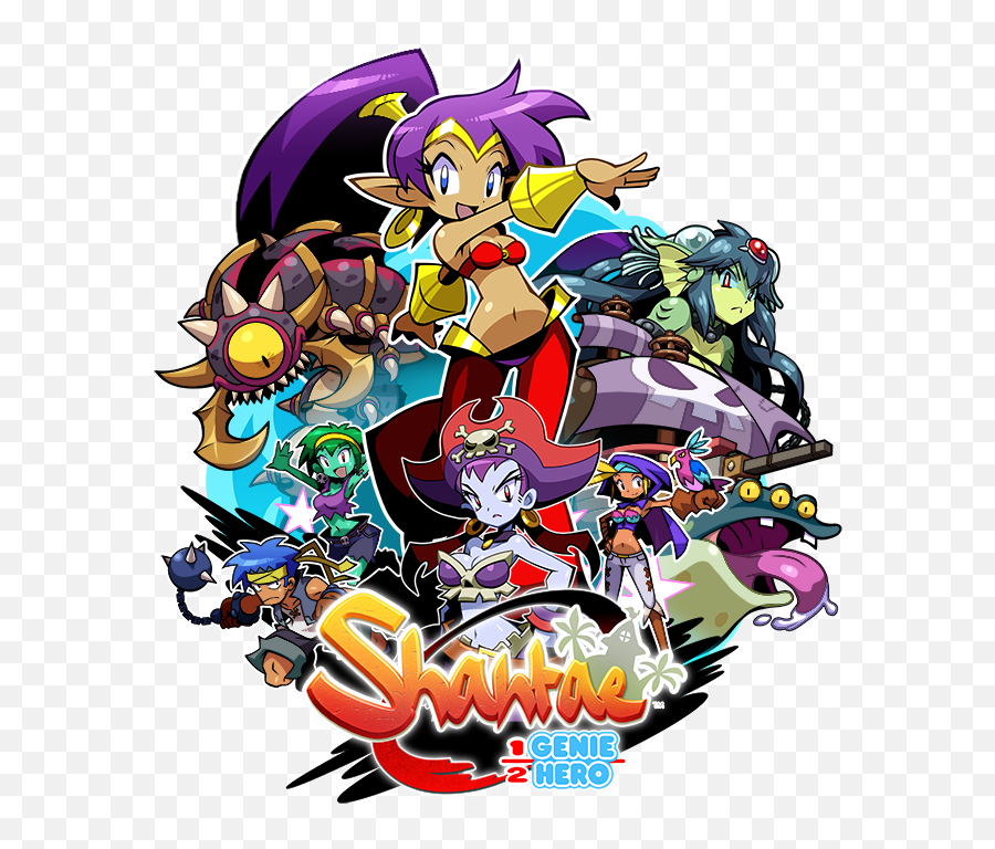 Half - Shantae The Half Genie Hero Emoji,Hero Logo Wallpaper