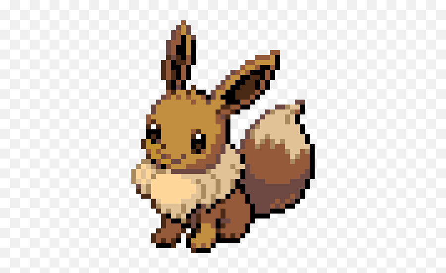 Pokemon Eevee Sprite Png Image With No - Eevee Sprite Png Emoji,Eevee Transparent