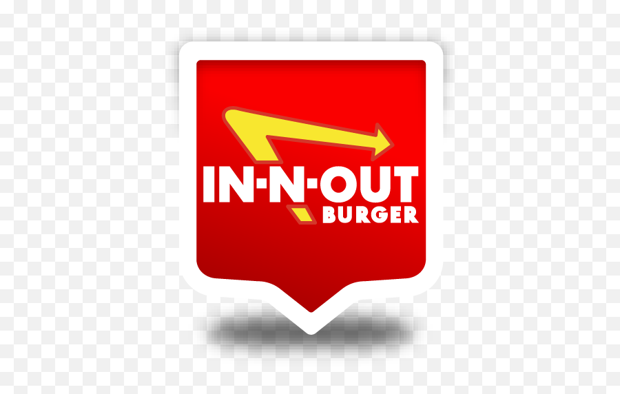 Inn N Out Logo Transparent Png Image - Burger Emoji,In N Out Logo