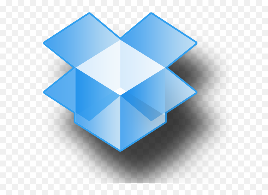 Download Dropbox Logo Png Png Image - Logo Mit Blauem Karton Emoji,Dropbox Logo