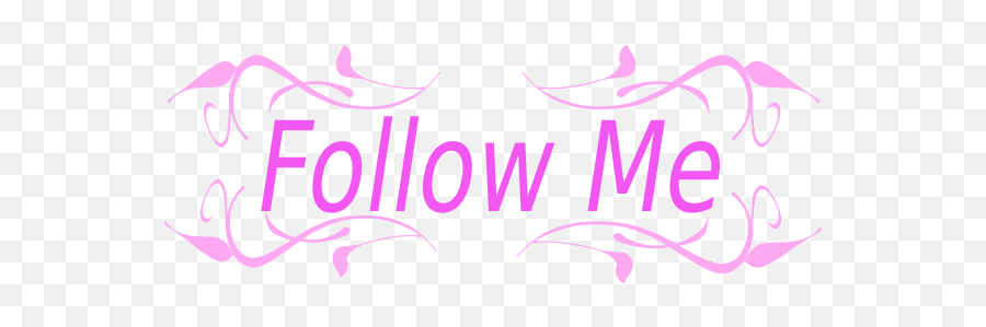 Follow Me Pink Png Png Image With No - Girly Emoji,Follow Png